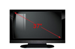 Props America--37" Fake TVs, 37" Fake TV Props, 37" Cardbaord TV Props Alternative for Furniture Retailers and Interior Designers.